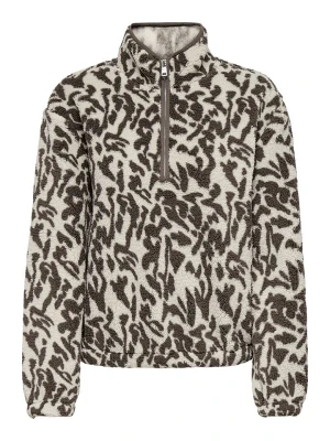 ONLY Carmakoma Bluza polarowa w kolorze kremowym rozmiar: S-42 / 44