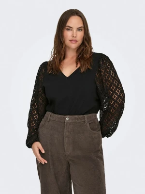 ONLY Carmakoma Bluzka w kolorze czarnym rozmiar: XS-40 / 42