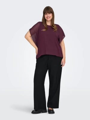 ONLY Carmakoma Bluzka w kolorze fioletowym rozmiar: 44