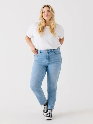 ONLY Carmakoma Dżinsy - Regular fit - w kolorze błękitnym rozmiar: 42/L32
