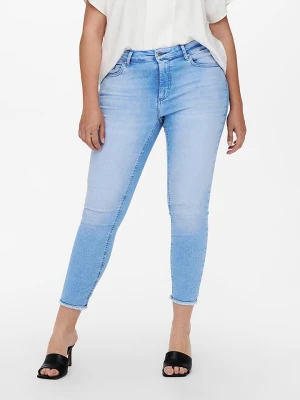 ONLY Carmakoma Dżinsy - Skinny fit - w kolorze błękitnym rozmiar: 42/L32