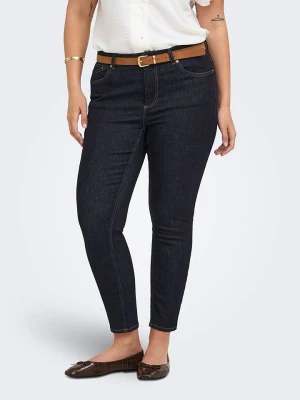 ONLY Carmakoma Dżinsy - Skinny fit - w kolorze granatowym rozmiar: 44 / L30