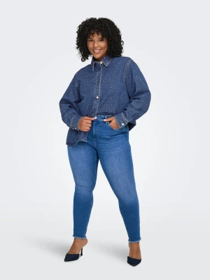 ONLY Carmakoma Dżinsy - Skinny fit - w kolorze niebieskim rozmiar: 46 / L32