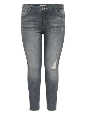 ONLY Carmakoma Dżinsy - Skinny fit - w kolorze szarym rozmiar: 46/L32