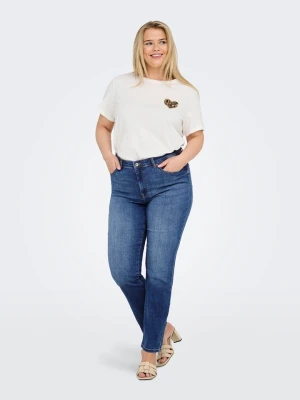 ONLY Carmakoma Dżinsy - Slim fit - w kolorze niebieskim rozmiar: 48/L32