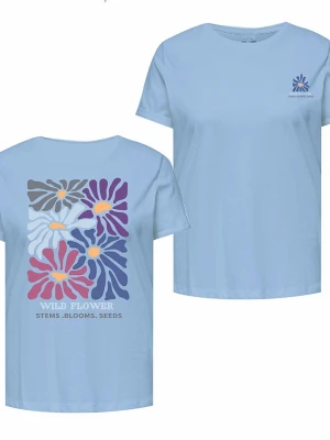 ONLY Carmakoma Koszulka w kolorze błękitnym rozmiar: S-42/44