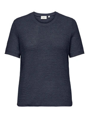 ONLY Carmakoma Koszulka w kolorze granatowym rozmiar: S-42/44