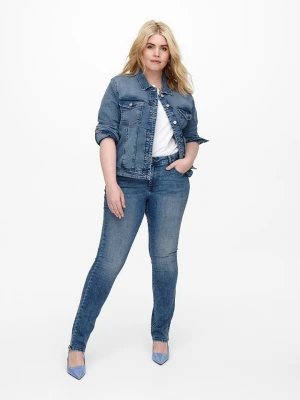 ONLY Carmakoma Kurtka dżinsowa w kolorze niebieskim rozmiar: 42