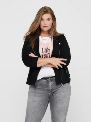 ONLY Carmakoma Kurtka przejściowa Goldtrash 15218364 Czarny Regular Fit