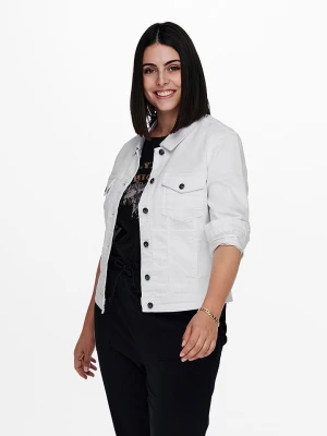 ONLY Carmakoma Kurtka przejściowa w kolorze białym rozmiar: 44