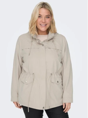 ONLY Carmakoma Parka New Starline 15278695 Beżowy Regular Fit