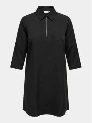 ONLY Carmakoma Sukienka codzienna 15302863 Czarny Regular Fit