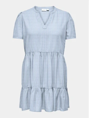 ONLY Carmakoma Sukienka letnia Cartiri 15311976 Błękitny Regular Fit