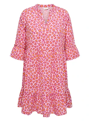 ONLY Carmakoma Sukienka w kolorze jasnoróżowo-różowym rozmiar: 48