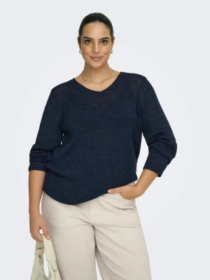 ONLY Carmakoma Sweter w kolorze granatowym rozmiar: XS-40 / 42