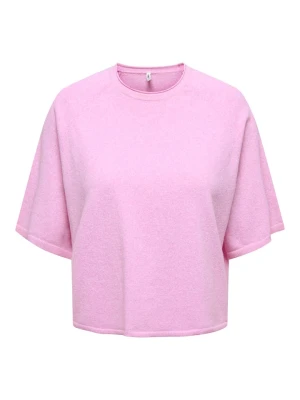 ONLY Carmakoma Sweter w kolorze jasnoróżowym rozmiar: L-50 / 52