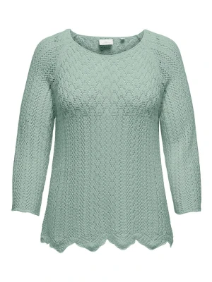 ONLY Carmakoma Sweter w kolorze miętowym rozmiar: M-46/48