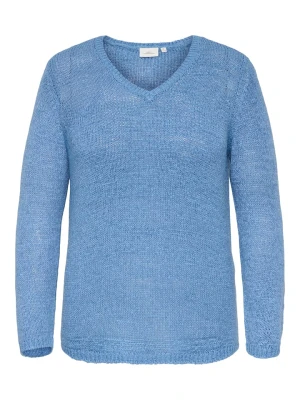 ONLY Carmakoma Sweter w kolorze niebieskim rozmiar: M-46 / 48