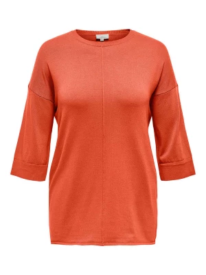 ONLY Carmakoma Sweter w kolorze pomarańczowym rozmiar: 46/48