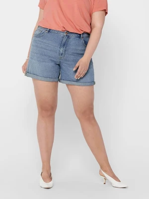 ONLY Carmakoma Szorty dżinsowe "Hine" w kolorze błękitnym rozmiar: 52