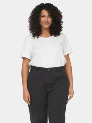 ONLY Carmakoma T-Shirt 15285965 Biały Regular Fit