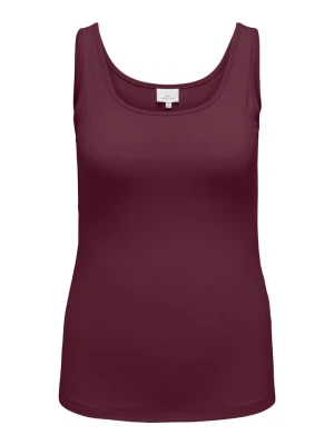 ONLY Carmakoma Top w kolorze bordowym rozmiar: S-42 / 44