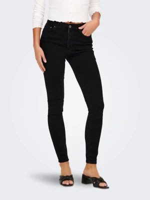 ONLY Dżinsy "Iconic" - Skinny fit - w kolorze czarnym rozmiar: W26/L32
