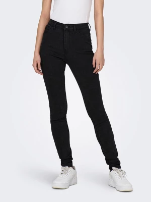 ONLY Dżinsy "Rose" - Skinny fit - w kolorze czarnym rozmiar: XL/L30