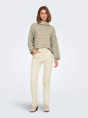 ONLY Golf w kolorze oliwkowo-kremowym rozmiar: S