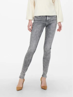 ONLY Jeansy 15245366 Szary Skinny Fit