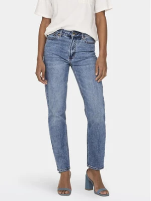 ONLY Jeansy Emily 15195573 Niebieski Straight Fit