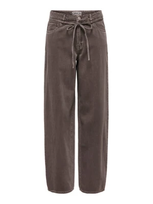 ONLY Jeansy Gianna 15372521 Brązowy Straight Leg
