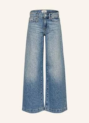 Only Jeansy High Waist Wide blau
