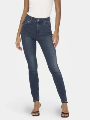 ONLY Jeansy Mila 15231285 Granatowy Skinny Fit