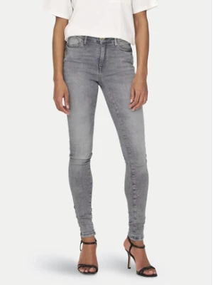ONLY Jeansy Power 15231450 Szary Skinny Fit