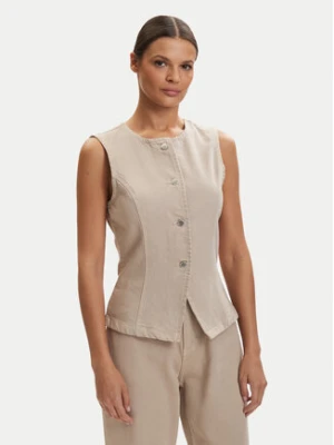 ONLY Kamizelka Everly 15364370 Beżowy Regular Fit