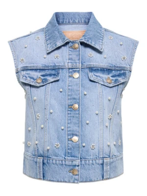 ONLY Kamizelka Onur 15366346 Niebieski Regular Fit
