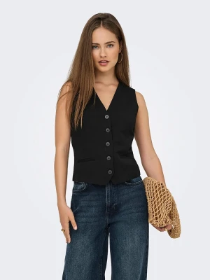 ONLY Kamizelka w kolorze czarnym rozmiar: 34