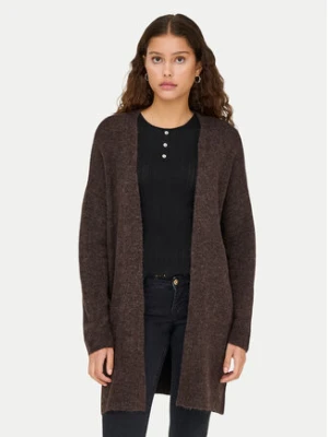 ONLY Kardigan Talio 15358604 Brązowy Regular Fit