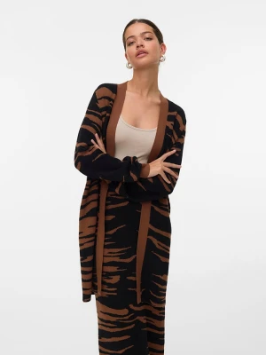 ONLY Kardigan w kolorze brązowo-czarnym rozmiar: S