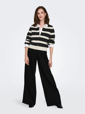 ONLY Kardigan w kolorze czarno-kremowym rozmiar: XL