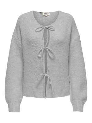 ONLY Kardigan w kolorze jasnoszarym rozmiar: XS
