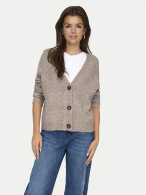ONLY Kardigan Zoey 15332549 Beżowy Regular Fit
