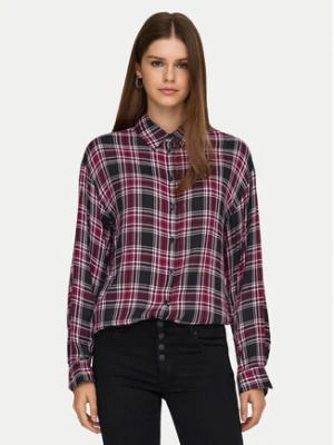 ONLY Koszula Evia 15355741 Bordowy Loose Fit