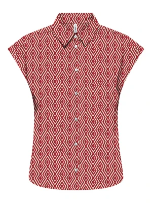 ONLY Koszula "Nova" w kolorze czerwonym rozmiar: S