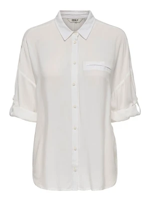 ONLY Koszula w kolorze białym rozmiar: M