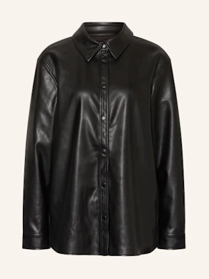 Only Koszula Wierzchnia Z Imitacji Skóry schwarz
