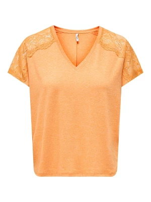 ONLY Koszulka "Augusta" w kolorze pomarańczowym rozmiar: S