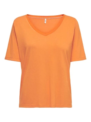 ONLY Koszulka "Elise" w kolorze pomarańczowym rozmiar: XS