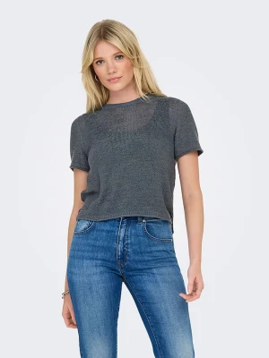 ONLY Koszulka "Sunny" w kolorze szarym rozmiar: XS